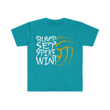 Load image into Gallery viewer, Volleyball Bump Set Spike Win Unisex Softstyle T-Shirt