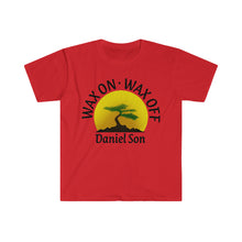 Load image into Gallery viewer, Wax On Wax Off Daniel Son Karate Kid Miyagi Do Unisex Softstyle T-Shirt