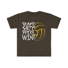 Load image into Gallery viewer, Volleyball Bump Set Spike Win Unisex Softstyle T-Shirt