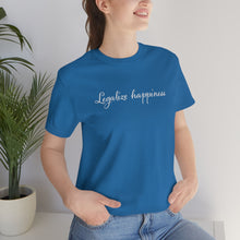 Load image into Gallery viewer, Legalize Happiness Motivational Unisex Jersey Short Sleeve Tee