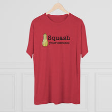Load image into Gallery viewer, Squash your Excuses Men's Tri-Blend Crew Tee