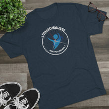 Load image into Gallery viewer, I Transform Lives Clock Unisex Tri-Blend Crew Tee