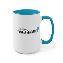 Load image into Gallery viewer, Jetstream Health Coaching Two-Tone Coffee Mugs, 15oz