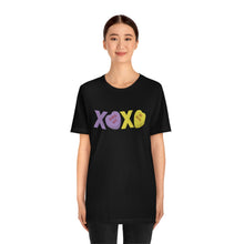 Load image into Gallery viewer, XOXO Kiss Me Be Mine Sweetheart Candy Valentines Day Unisex Jersey Short Sleeve Tee
