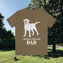 Load image into Gallery viewer, Labrador Retriever Dad Soft Unisex Jersey Short Sleeve Tee