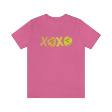 Load image into Gallery viewer, XOXO Kiss Me Be Mine Sweetheart Candy Valentines Day Unisex Jersey Short Sleeve Tee