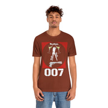Load image into Gallery viewer, James Bond Martinis Girls and Guns 007 Soft Unisex Jersey Short Sleeve Tee