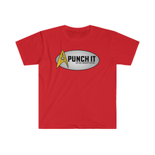 Load image into Gallery viewer, Captains Catchphrases Punch It Christopher Pike Unisex Softstyle T-Shirt