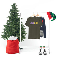 Load image into Gallery viewer, XOXO Kiss Me Be Mine Sweetheart Candy Valentines Day Unisex Jersey Short Sleeve Tee
