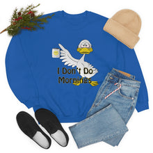 Load image into Gallery viewer, I Don’t Do Mornings Unisex Heavy Blend™ Crewneck Sweatshirt