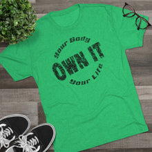 Load image into Gallery viewer, Own It Men's Tri-Blend Crew Tee