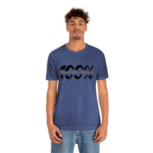 Load image into Gallery viewer, 100% Mom Wife Women Unisex Jersey Crew Neck T-shirt