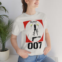 Load image into Gallery viewer, James Bond Martinis Girls and Guns 007 Soft Unisex Jersey Short Sleeve Tee