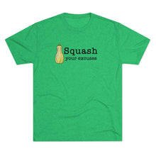 Load image into Gallery viewer, Squash your Excuses Men's Tri-Blend Crew Tee