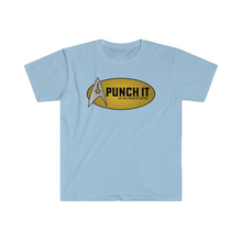 Load image into Gallery viewer, Captains Catchphrases Punch It Christopher Pike Unisex Softstyle T-Shirt