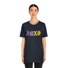 Load image into Gallery viewer, XOXO Kiss Me Be Mine Sweetheart Candy Valentines Day Unisex Jersey Short Sleeve Tee