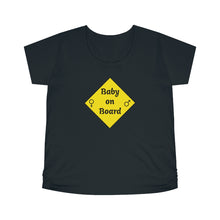 Load image into Gallery viewer, Baby on Board Street Sign Male Female Women's Maternity Tee
