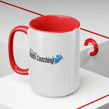 Load image into Gallery viewer, Jetstream Health Coaching Two-Tone Coffee Mugs, 15oz