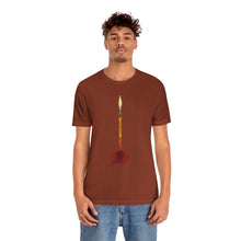 Load image into Gallery viewer, A F@#king Pencil John Wick 4 Bloody Pencil with Flame Unisex Jersey Short Sleeve Tee