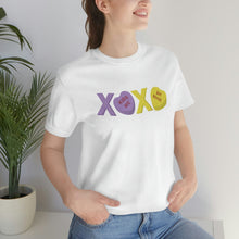 Load image into Gallery viewer, XOXO Kiss Me Be Mine Sweetheart Candy Valentines Day Unisex Jersey Short Sleeve Tee