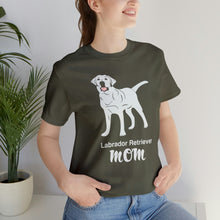 Load image into Gallery viewer, Labrador Retriever Mom Soft Jersey Short Sleeve Tee