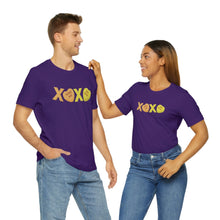 Load image into Gallery viewer, XOXO Kiss Me Be Mine Sweetheart Candy Valentines Day Unisex Jersey Short Sleeve Tee