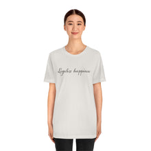 Load image into Gallery viewer, Legalize Happiness Motivational Unisex Jersey Short Sleeve Tee