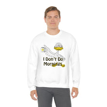 Load image into Gallery viewer, I Don’t Do Mornings Unisex Heavy Blend™ Crewneck Sweatshirt
