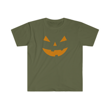 Load image into Gallery viewer, Halloween Pumpkin Face Unisex Softstyle T-Shirt
