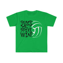Load image into Gallery viewer, Volleyball Bump Set Spike Win Unisex Softstyle T-Shirt