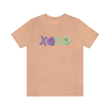 Load image into Gallery viewer, XOXO Kiss Me Be Mine Sweetheart Candy Valentines Day Unisex Jersey Short Sleeve Tee