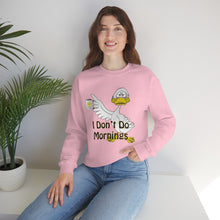 Load image into Gallery viewer, I Don’t Do Mornings Unisex Heavy Blend™ Crewneck Sweatshirt