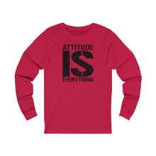 Load image into Gallery viewer, Attitude is Everything Unisex Jersey Long Sleeve Tee