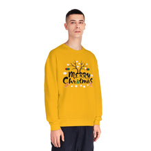 Load image into Gallery viewer, Merry Christmas Antlers Candy Canes Snowflake Unisex NuBlend® Crewneck Sweatshirt