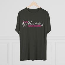 Load image into Gallery viewer, Harmony Health Coaching Unisex Tri-Blend Crew Tee