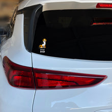 Load image into Gallery viewer, Beagle Dad Transparent Outdoor Stickers, Die-Cut, 1pcs