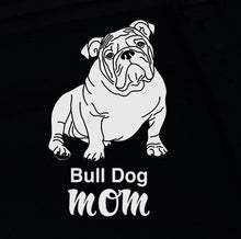 Load image into Gallery viewer, Bull Dog Mom Transparent Outdoor Stickers, Die-Cut, 1pcs