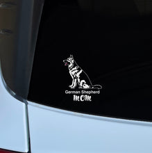 Load image into Gallery viewer, German Shepherd Mom Transparent Outdoor Stickers, Die-Cut, 1pcs