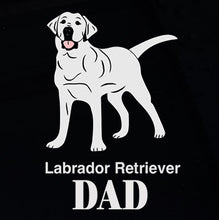 Load image into Gallery viewer, Labrador Retriever Dad Transparent Outdoor Stickers, Die-Cut, 1pcs