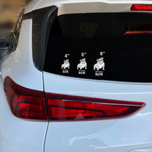 Load image into Gallery viewer, Bull Dog Mom Transparent Outdoor Stickers, Die-Cut, 1pcs