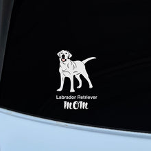 Load image into Gallery viewer, Labrador Retriever Mom Transparent Outdoor Stickers, Die-Cut, 1pcs