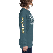 Load image into Gallery viewer, Bump Set Spike Win Volleyball Soft Unisex Long Sleeve Tee