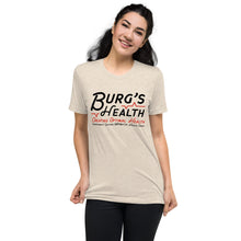 Load image into Gallery viewer, Burg’s Health Tri- Blend Short sleeve crew neck t-shirt
