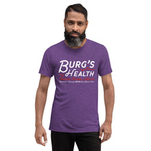 Load image into Gallery viewer, Burg’s Health Tri-Blend Short sleeve crew neck t-shirt