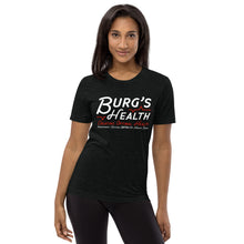 Load image into Gallery viewer, Burg’s Health Tri-Blend Short sleeve crew neck t-shirt