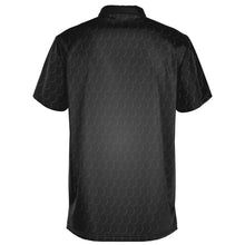 Load image into Gallery viewer, Golf Ball Black Polo Shirt - AOP
