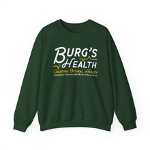 Load image into Gallery viewer, Health &amp; Wellness Crewneck Sweatshirt | Burg&#39;s Health | Fitness Gift, Cozy Unisex Sweatshirt, Wellness Apparel, Motivational Wear
