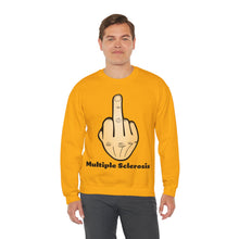 Load image into Gallery viewer, Middle Finger Multiple Sclerosis Unisex Heavy Blend™ Crewneck Sweatshirt
