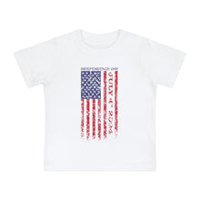 Load image into Gallery viewer, Independence Day July 4 2024 USA Flag Baby Short Sleeve T-Shirt
