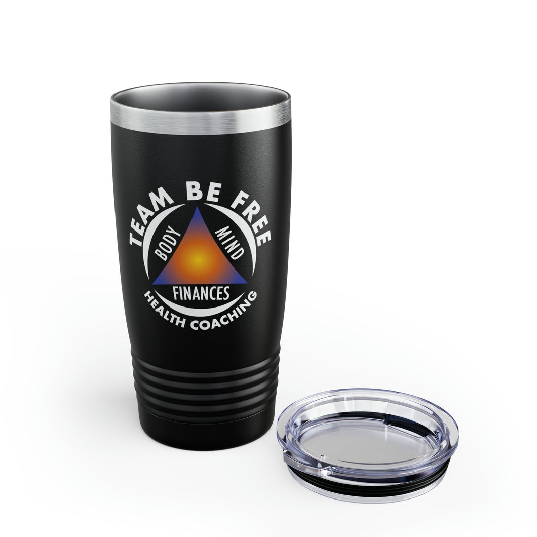 Team be Free Health Coaching Ringneck Tumbler, 20oz